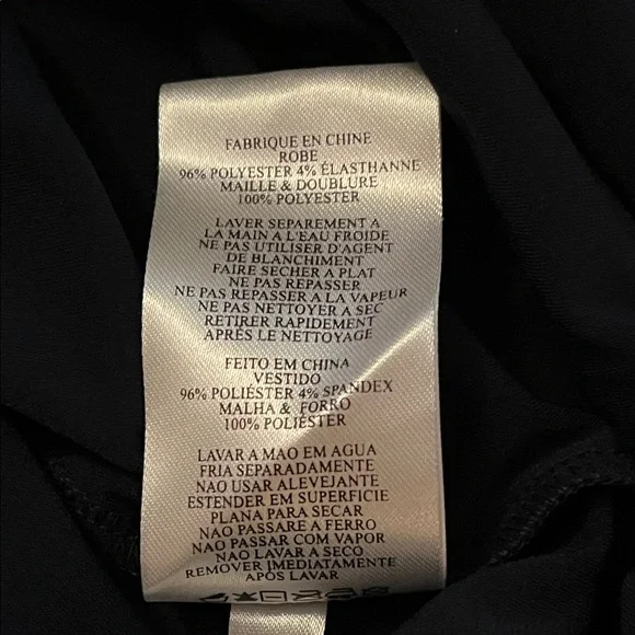 Alex Evenings/women’s NWT Embroidered Illusion-Yoke Navy and Cream Lace Gown - Picture 11 of 11